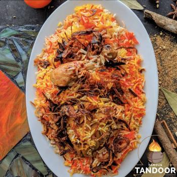 rice dish at Famous Tandoor thunder bay ontario