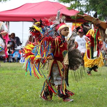 dancer at Chippewas of Kettle and Stony Point First Nation Annual Pow Wow