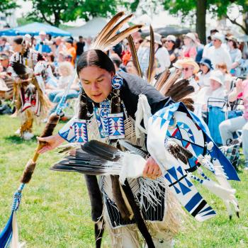 dancer at Na-Me-Res Traditional Pow Wow