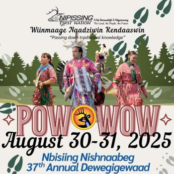 Nbisiing Nishnaabeg 37th Annual Dewegigewaad poster