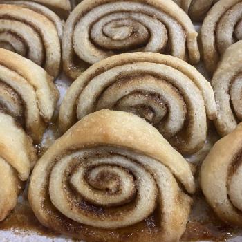 Cinnamon buns from bakery