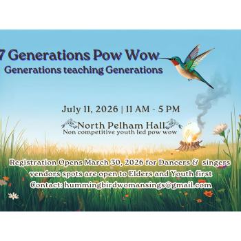 7 Generations Generation Teaching Generations Pow Wow 2026 poster