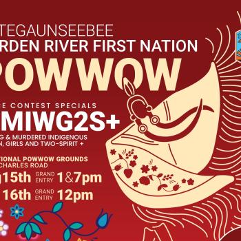 Garden River Ketegaunseebee Annual Powwow 2026 poster