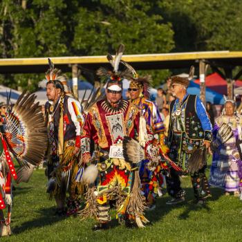 dancers at Wiikwemkoong Annual Cultural Festival Pow Wow