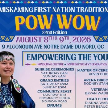 Timiskaming First Nation Traditional Pow Wow 2026 poster